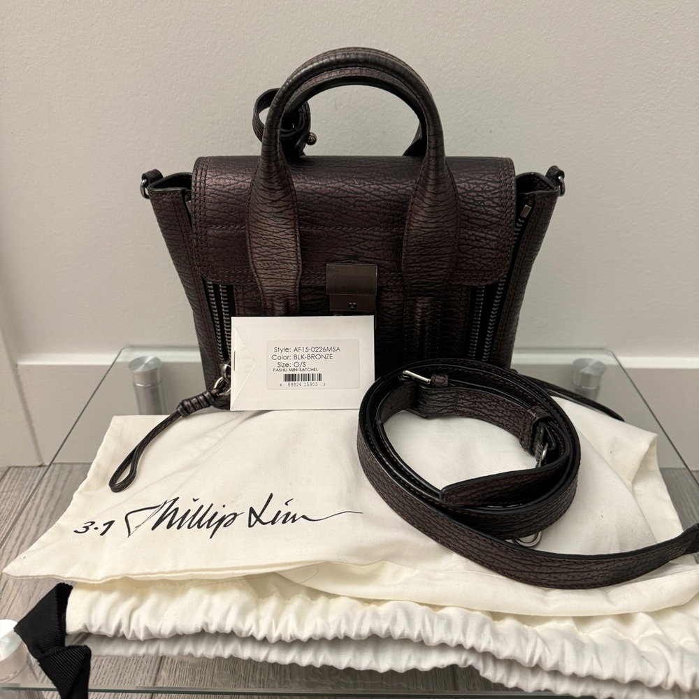 Authentic 3.1 Philip Lim Mini Pashli Bronze/Black EXCELLENT! Negotiable